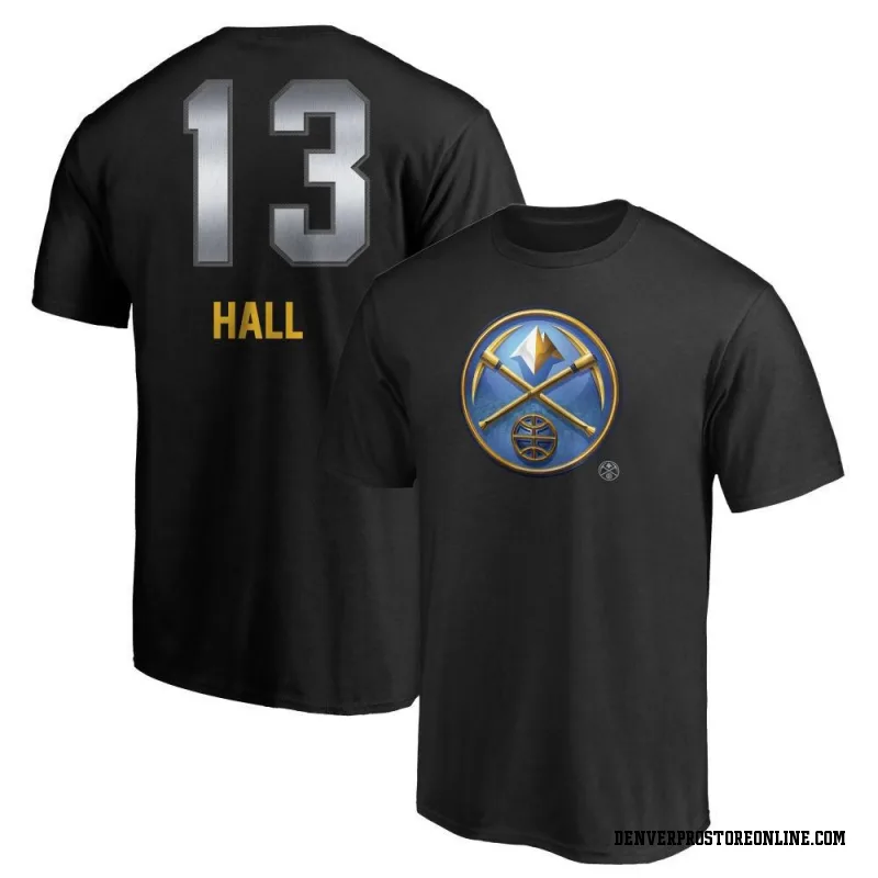 Black Men's PJ Hall Denver Nuggets Midnight Mascot T-Shirt