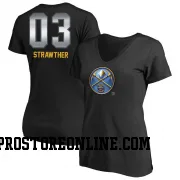 Black Women's Julian Strawther Denver Nuggets Midnight Mascot T-Shirt