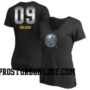 Black Women's Justin Holiday Denver Nuggets Midnight Mascot T-Shirt