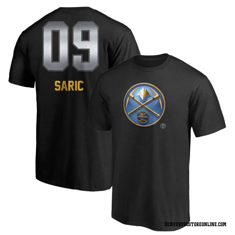 Black Youth Dario Saric Denver Nuggets Midnight Mascot T-Shirt