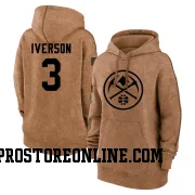 Brown Women's Allen Iverson Denver Nuggets 2023 Salute to Service Pullover Hoodie