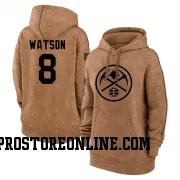 Brown Women's Peyton Watson Denver Nuggets 2023 Salute to Service Pullover Hoodie