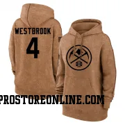 Brown Women's Russell Westbrook Denver Nuggets 2023 Salute to Service Pullover Hoodie