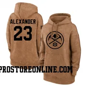 Brown Women's Trey Alexander Denver Nuggets 2023 Salute to Service Pullover Hoodie