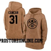 Brown Women's Vlatko Cancar Denver Nuggets 2023 Salute to Service Pullover Hoodie