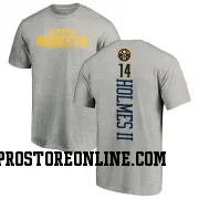 Men's DaRon Holmes II Denver Nuggets Ash Backer T-Shirt