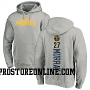 Men's Jamal Murray Denver Nuggets Ash Backer Pullover Hoodie