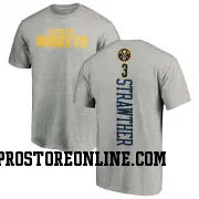 Men's Julian Strawther Denver Nuggets Ash Backer T-Shirt