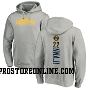 Men's Zeke Nnaji Denver Nuggets Ash Backer Pullover Hoodie