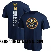 Navy Men's DaRon Holmes II Denver Nuggets Backer T-Shirt