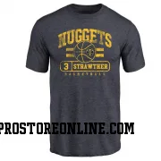 Navy Men's Julian Strawther Denver Nuggets Baseline T-Shirt