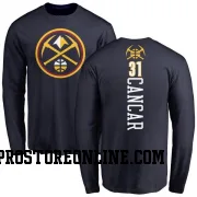 Navy Men's Vlatko Cancar Denver Nuggets Backer Long Sleeve T-Shirt