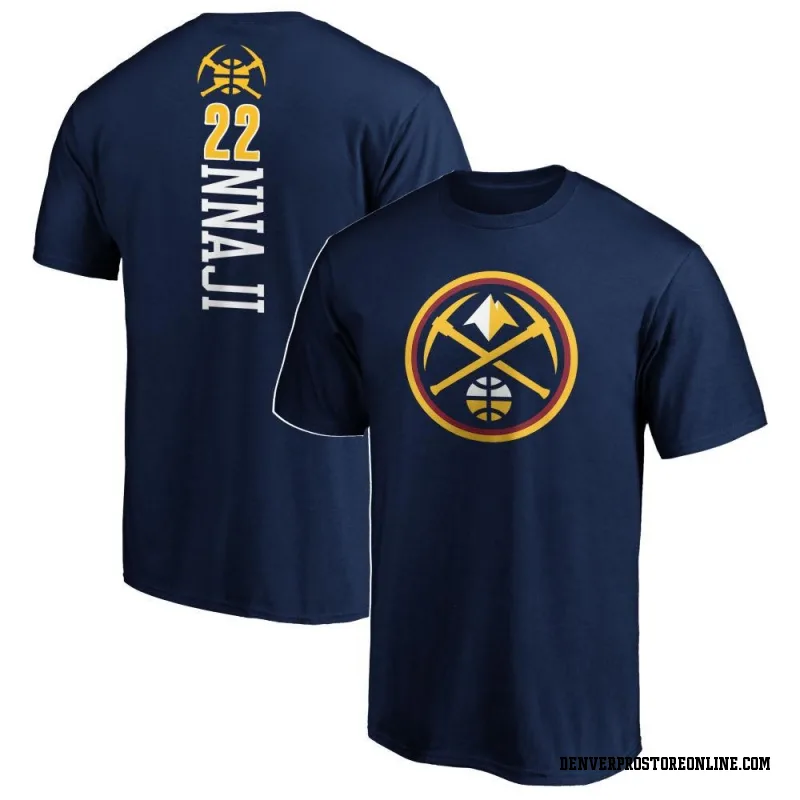 Navy Men's Zeke Nnaji Denver Nuggets Backer T-Shirt