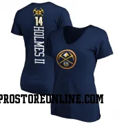 Navy Women's DaRon Holmes II Denver Nuggets Backer T-Shirt