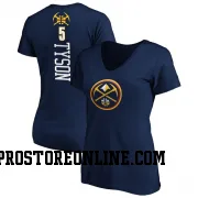 Navy Women's Hunter Tyson Denver Nuggets Backer T-Shirt