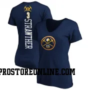 Navy Women's Julian Strawther Denver Nuggets Backer T-Shirt