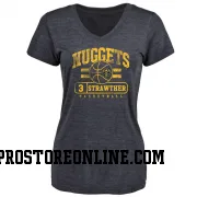 Navy Women's Julian Strawther Denver Nuggets Baseline T-Shirt