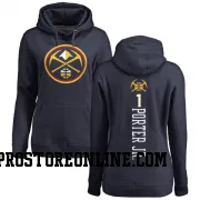 Navy Women's Michael Porter Jr. Denver Nuggets Backer Pullover Hoodie