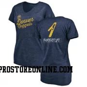 Navy Women's Michael Porter Jr. Denver Nuggets Sideline V-Neck T-Shirt