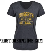 Navy Women's PJ Hall Denver Nuggets Baseline T-Shirt