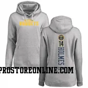 Women's DaRon Holmes II Denver Nuggets Ash Backer Pullover Hoodie