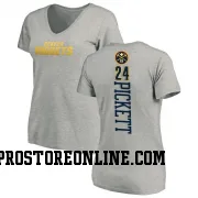 Women's Jalen Pickett Denver Nuggets Ash Backer T-Shirt