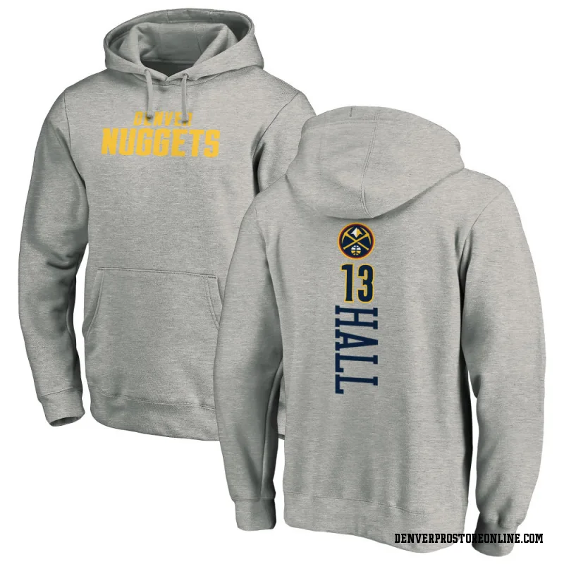 Youth PJ Hall Denver Nuggets Ash Backer Pullover Hoodie