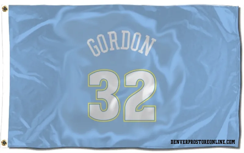 Blue Denver Nuggets  Aaron Gordon Power  Flag (3 X 5)