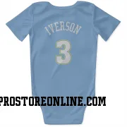 Blue Denver Nuggets  Allen Iverson Power  Newborn & Infant Bodysuit