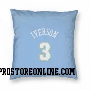 Blue Denver Nuggets  Allen Iverson Power  Pillow Cover (18 X 18)