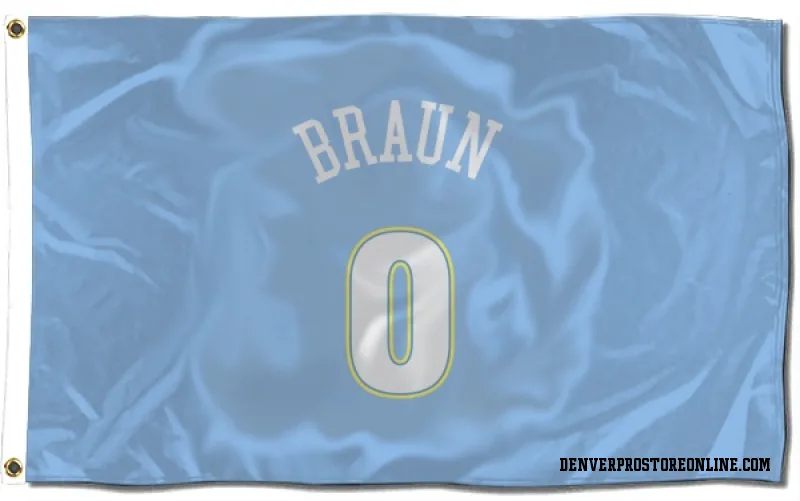 Blue Denver Nuggets  Christian Braun Power  Flag (3 X 5)