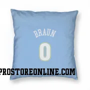 Blue Denver Nuggets  Christian Braun Power  Pillow Cover (18 X 18)