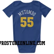 Blue Denver Nuggets  Dikembe Mutombo  Newborn & Infant Bodysuit