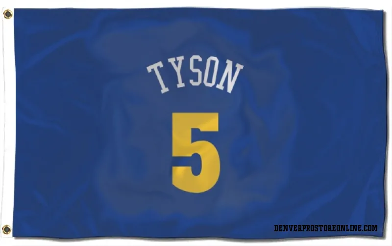 Blue Denver Nuggets  Hunter Tyson  Flag (3 X 5)