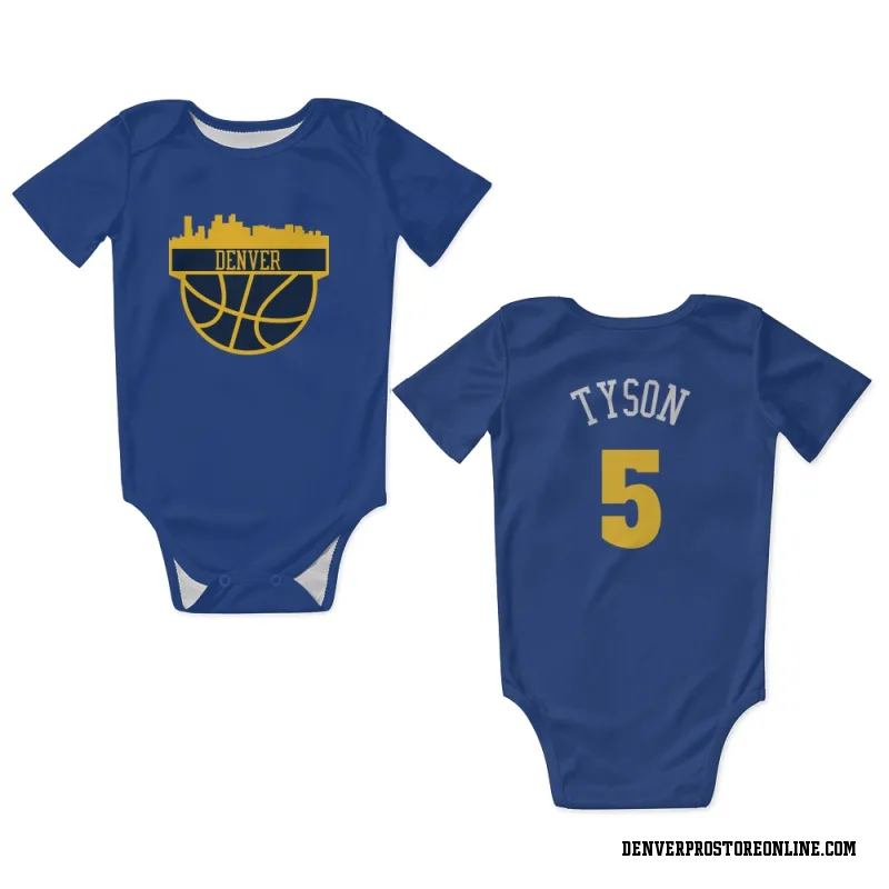 Blue Denver Nuggets  Hunter Tyson  Newborn & Infant Bodysuit