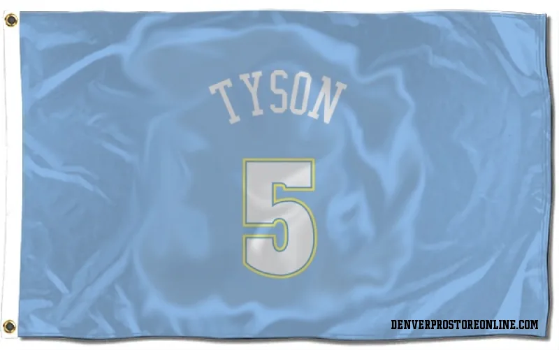 Blue Denver Nuggets  Hunter Tyson Power  Flag (3 X 5)