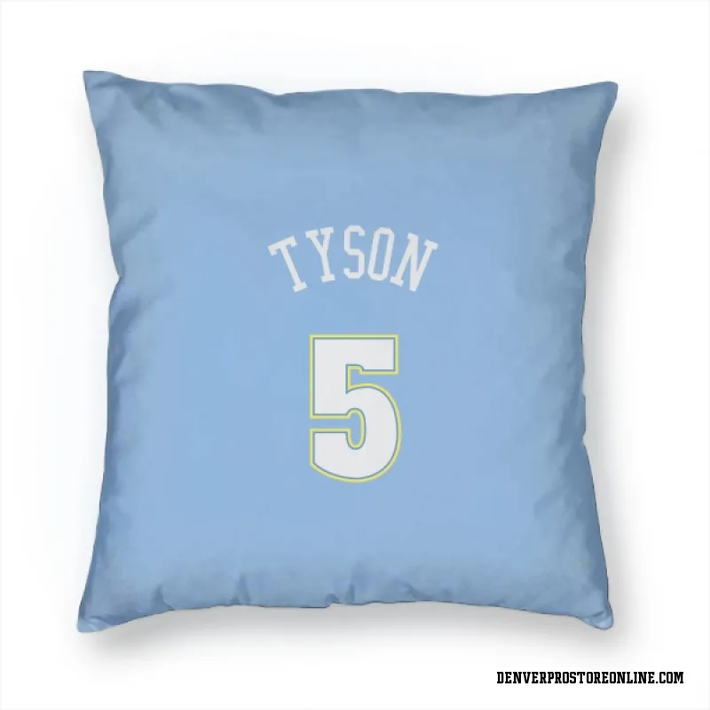 Blue Denver Nuggets  Hunter Tyson Power  Pillow Cover (18 X 18)