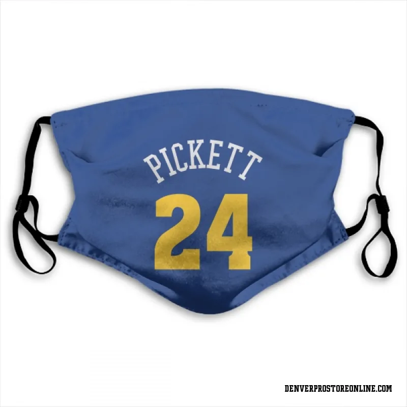 Blue Denver Nuggets  Jalen Pickett  Face Mask (With 2 Free PM2.5 Filters)