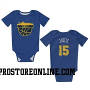 Blue Denver Nuggets  Nikola Jokic  Newborn & Infant Bodysuit