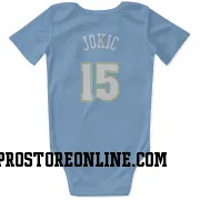 Blue Denver Nuggets  Nikola Jokic Power  Newborn & Infant Bodysuit