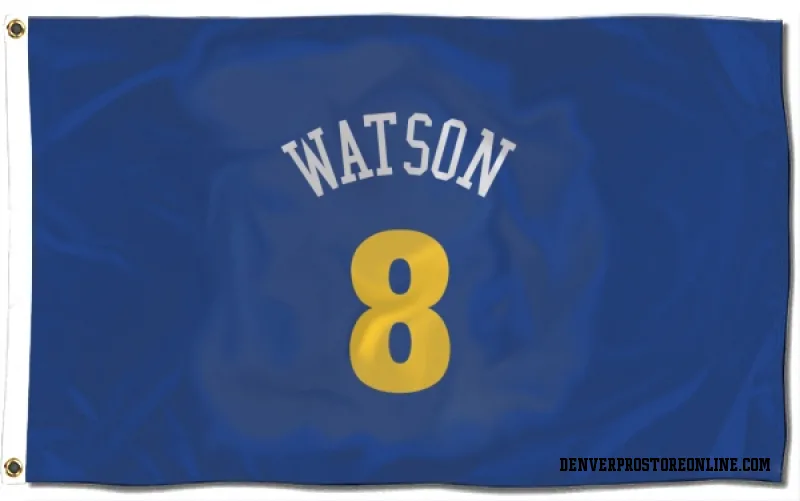 Blue Denver Nuggets  Peyton Watson  Flag (3 X 5)