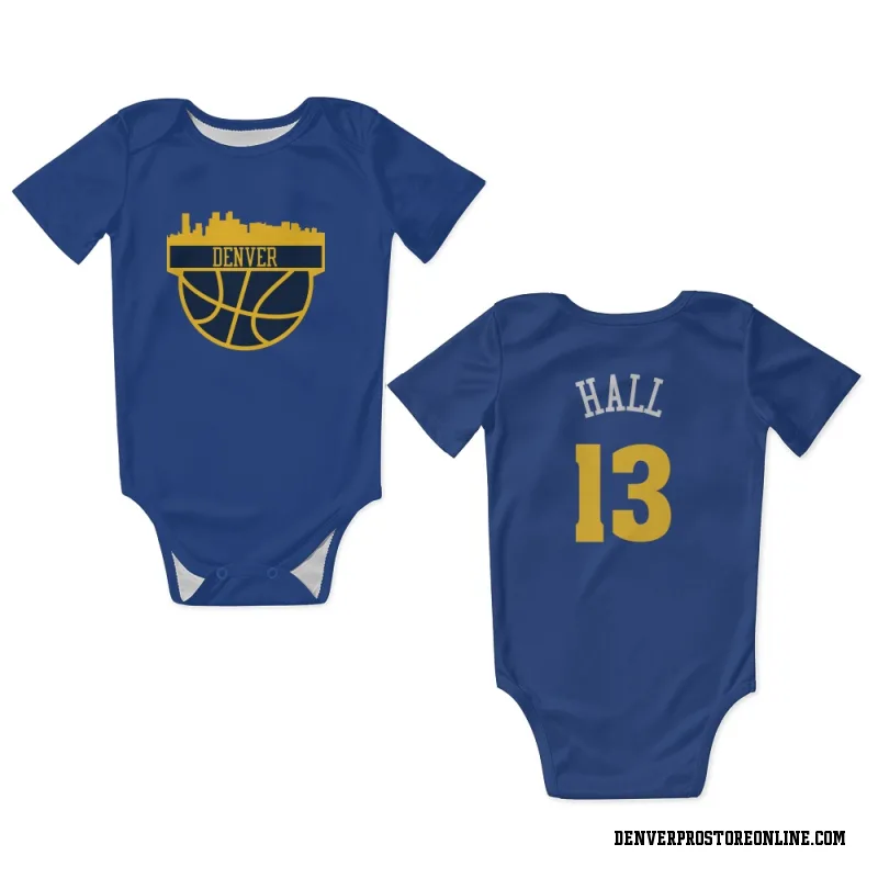 Blue Denver Nuggets  PJ Hall  Newborn & Infant Bodysuit