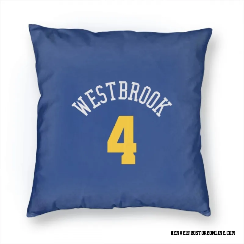 Blue Denver Nuggets  Russell Westbrook  Pillow Cover (18 X 18)