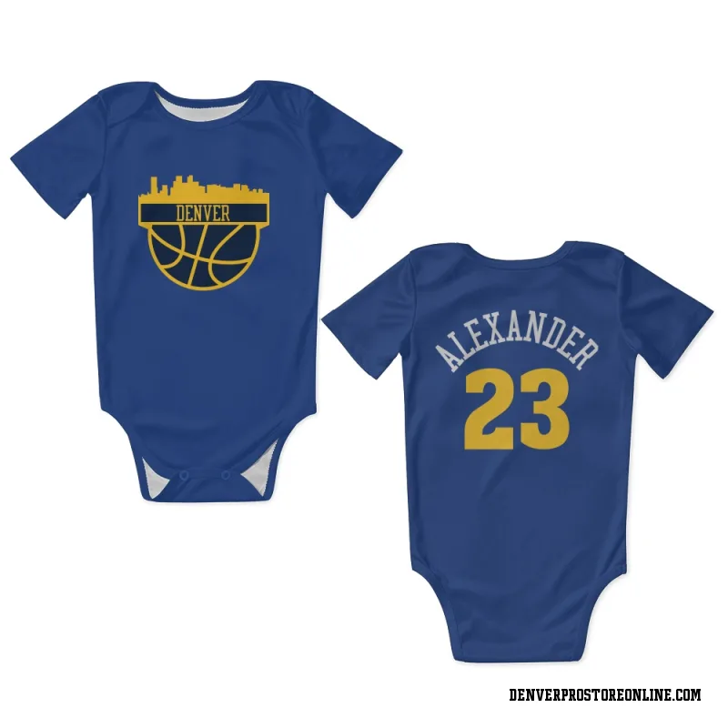 Blue Denver Nuggets  Trey Alexander  Newborn & Infant Bodysuit