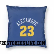 Blue Denver Nuggets  Trey Alexander  Pillow Cover (18 X 18)