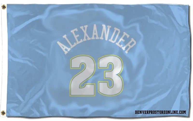 Blue Denver Nuggets  Trey Alexander Power  Flag (3 X 5)