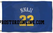 Blue Denver Nuggets  Zeke Nnaji  Flag (3 X 5)