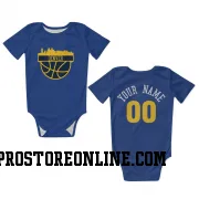 Blue Denver Nuggets Custom  Newborn & Infant Bodysuit