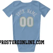 Blue Denver Nuggets Custom Power  Newborn & Infant Bodysuit