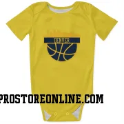 Gold Denver Nuggets  Aaron Gordon  Newborn & Infant Bodysuit